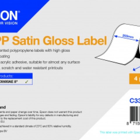 BOPP Satin Gloss Label