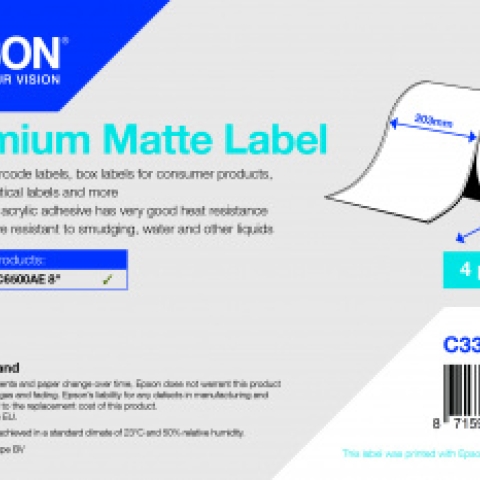 Premium Matte Label Continuous