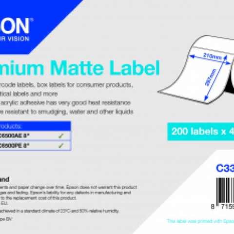 Premium Matte Label Die CutRoll