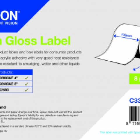 High Gloss Label Continuous