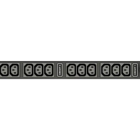 Vertiv Geist Basic unité de distribution d'énergie 12 sortie(s) CA 0U/1U Noir