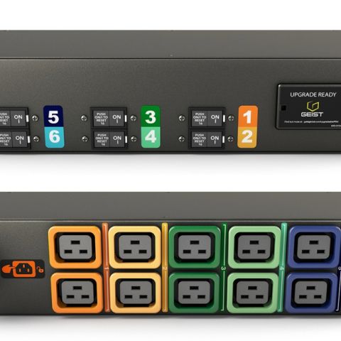 Vertiv MG01D2R1-12L193-3PS56B2H10-S unité de distribution d'énergie 12 sortie(s) CA 2U Noir