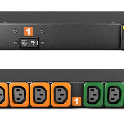 Vertiv MG01X1R1-10L133-3PS6C2H10-S unité de distribution d'énergie 10 sortie(s) CA 1U Noir