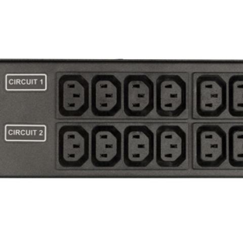 Vertiv EG2XPR206-103C13PS6-IP44 unité de distribution d'énergie 20 sortie(s) CA Noir