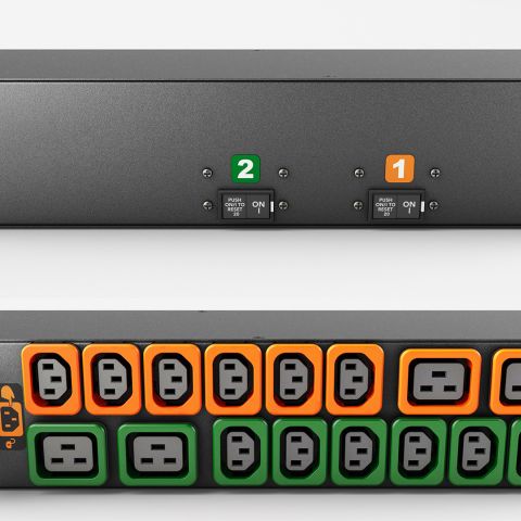 Vertiv G2XPR166-103PB4PS6-IP44 unité de distribution d'énergie 16 sortie(s) CA 2U Noir