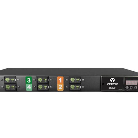 Vertiv Geist Metered unité de distribution d'énergie 12 sortie(s) CA 0U/1U Noir