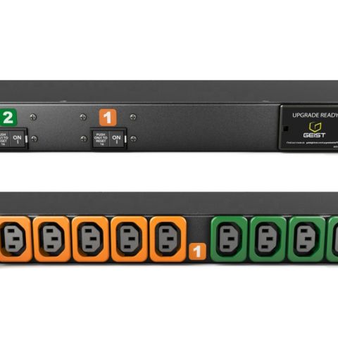 Vertiv MG01D1R1-10L133-3PS6C2H10-S unité de distribution d'énergie 10 sortie(s) CA 1U Noir