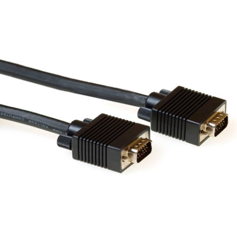 ACT VGA connection cable male-male black 1.8 m câble VGA 1,8 m VGA (D-Sub) Noir