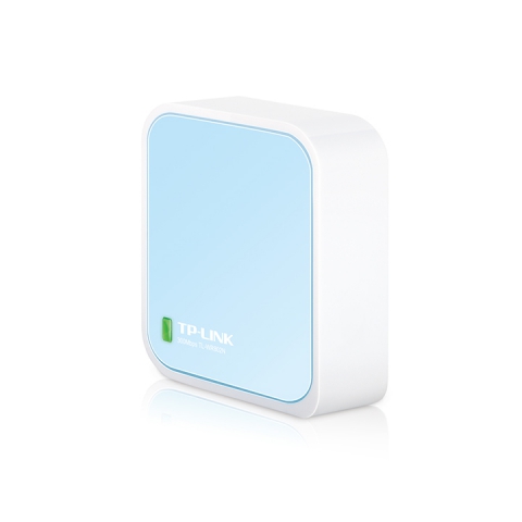 TP-LINK 300Mbps Wireless N Nano Router routeur sans fil Fast Ethernet Monobande (2,4 GHz) Bleu, Blanc