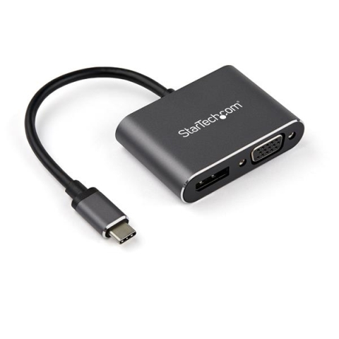 StarTech.com CDP2DPVGA Adaptateur multiport USB-C vers DisplayPort ou VGA
