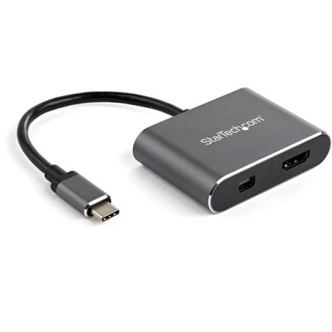 StarTech.com CDP2HDMDP Adaptateur multiport USB-C vers mini DisplayPort ou HDMI