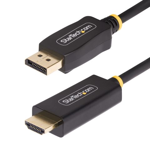 StarTech.com 3F-DP-HDMI-4K60-HDR câble vidéo et adaptateur 1 m DisplayPort HDMI Type A (Standard) Noir