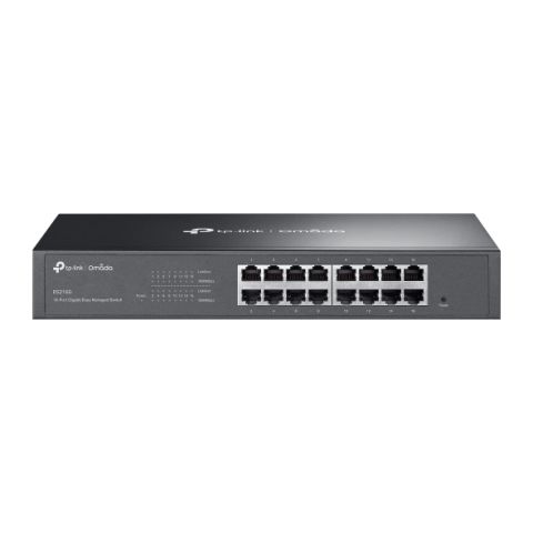 TP-Link ES216G commutateur réseau Géré Gigabit Ethernet (10/100/1000) Noir