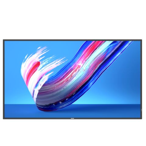 Philips 55BDL3650Q Panneau plat de signalisation numérique 139,7 cm (55") LCD Wifi 350 cd/m² 4K Ultra HD Noir Intégré dans le processeur Android 10 18/7