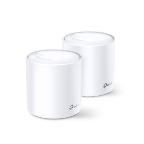 TP-LINK Deco X20 (2-pack) routeur sans fil Gigabit Ethernet Bi-bande (2,4 GHz / 5 GHz) Blanc