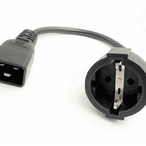 EPDU POWER CORD SCHUKO TO C20 0 Noir 0,5 m