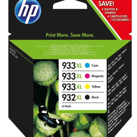 HP 934 Black/935 CMY Ink Cartridge 4Pack