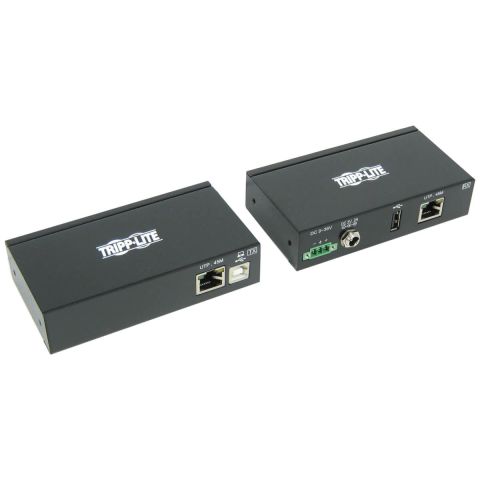Tripp Lite B203-101-IND prolongateur réseau Émetteur et récepteur réseau Noir 10, 100, 1000 Mbit/s