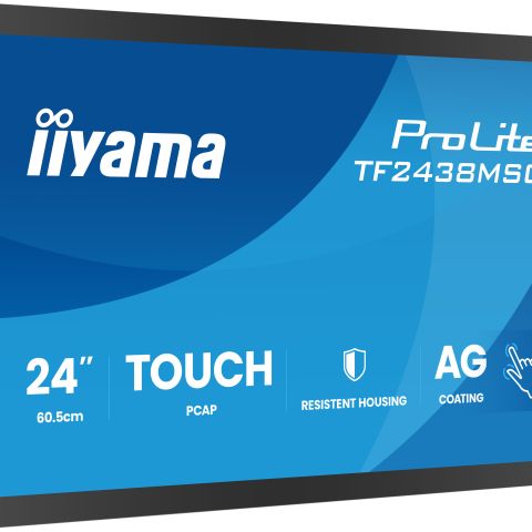 iiyama ProLite TF2438MSC-B2 écran plat de PC 60,5 cm (23.8") 1920 x 1080 pixels Full HD Écran tactile