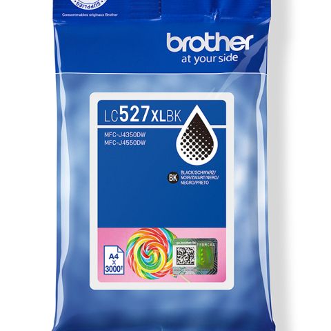 Brother Cartouche d'encre haute capacité LC527XLBK d'origine - Noir