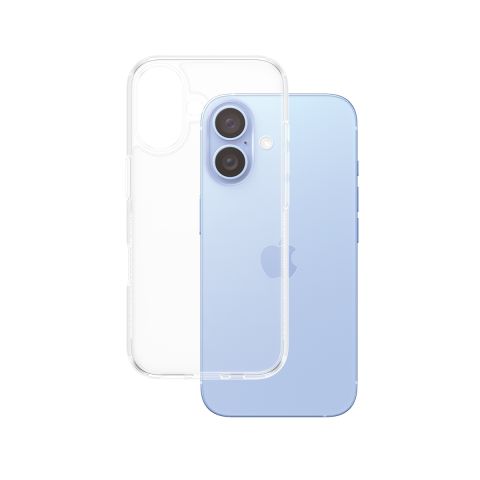 PanzerGlass ® HardCase Transparent iPhone 16 coque de protection pour téléphones portables Housse