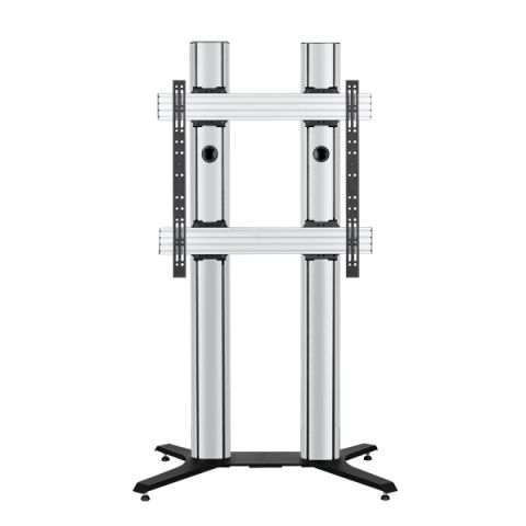 B-Tech BT8709 2,54 m (100") Noir, Argent Sol