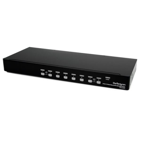 StarTech.com Commutateur écran clavier souris USB montable en rack