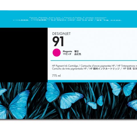 HP 91 775ml Magenta Ink Cartridge