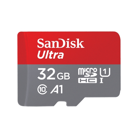 32GB SanDisk Ultra microSDHC + SD 100MB/