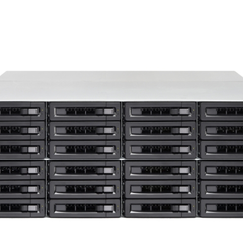 QNAP TS-h2483XU-RP NAS Rack (4 U) Intel Xeon E E-2236 128 Go DDR4 QuTS hero Noir