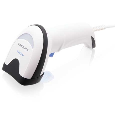 lecteur de code barres Lecteur de code barre portable 1D/2D Blanc