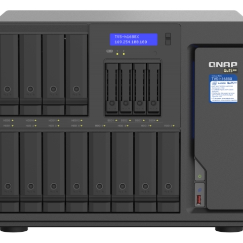 TVS-h1688X NAS Tower Ethernet/LAN Noir