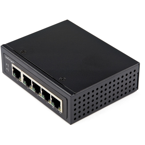 StarTech.com Industrial 5 Port Gigabit PoE Switch