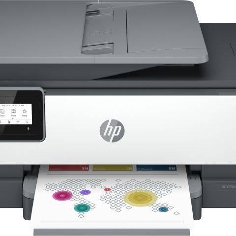 HP OfficeJet Imprimante Tout-en-un HP 8014e, Couleur, Imprimante pour Domicile, Impression, copie, numérisation, HP+. Éligibilité HP Instant Ink. Chargeur automatique de documents. Impression recto-verso