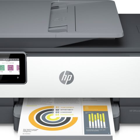 HP OfficeJet Pro Imprimante Tout-en-un HP 8024e, Couleur, Imprimante pour Domicile, Impression, copie, scan, fax, HP+. Éligibilité HP Instant Ink. Chargeur automatique de documents. Impression recto-verso