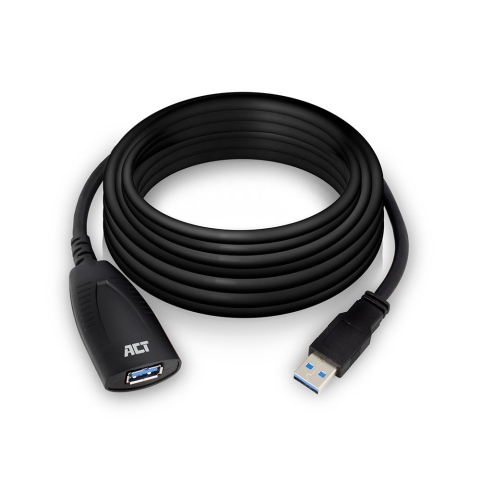 ACT AC6105 câble USB 5 m USB 3.2 Gen 1 (3.1 Gen 1) USB A Noir