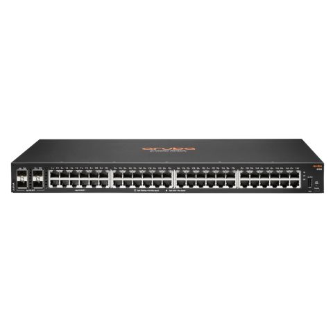 Aruba 6100 48G 4SFP+ Géré L3 Gigabit Ethernet (10/100/1000) 1U Noir