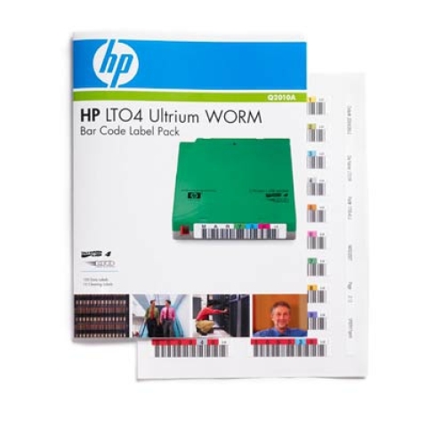 HPE Ultrium 4 WORM Bar Code Label Pack