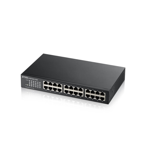 GS1100-24E Non-géré Gigabit Ethernet (10/100/1000) Noir