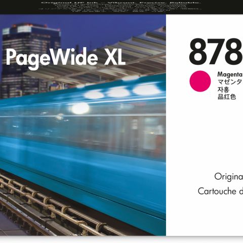 878 1-liter Magenta PageWide XL Ink Cartridge cartouche d'encre