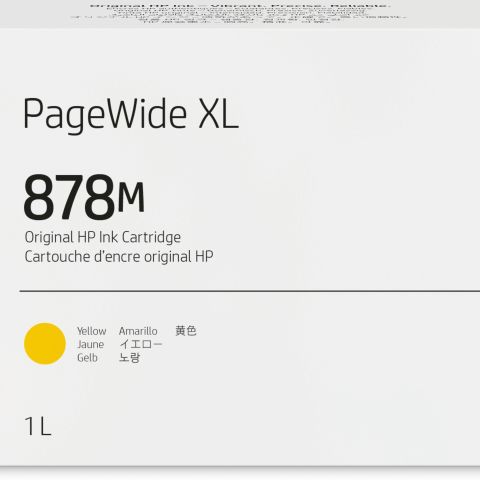 878M 1-liter Yellow PageWide XL Ink Cartridge cartouche d'encre