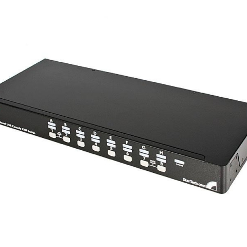 StarTech.com Commutateur KVM PS/2 USB 16 ports 1U empilables sur rack avec OSD