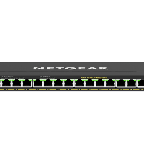 commutateur réseau Géré Connexion Ethernet, supportant l'alimentation via ce port (PoE) Noir