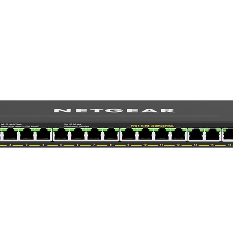 commutateur réseau Géré Connexion Ethernet, supportant l'alimentation via ce port (PoE) Noir