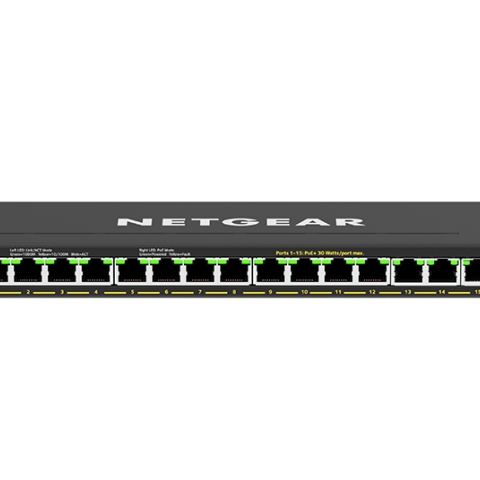 commutateur réseau Géré Connexion Ethernet, supportant l'alimentation via ce port (PoE) Noir