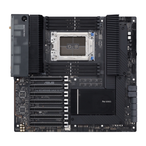 WRX80E-SAGE SE WIFI serveur/ station d'accueil carte mère AMD WRX80 Socket SP3 ATX étendu