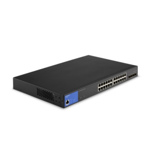 LGS328MPC Géré L3 Gigabit Ethernet (10/100/1000) Connexion Ethernet, supportant l'alimentation via ce port (PoE) Noir