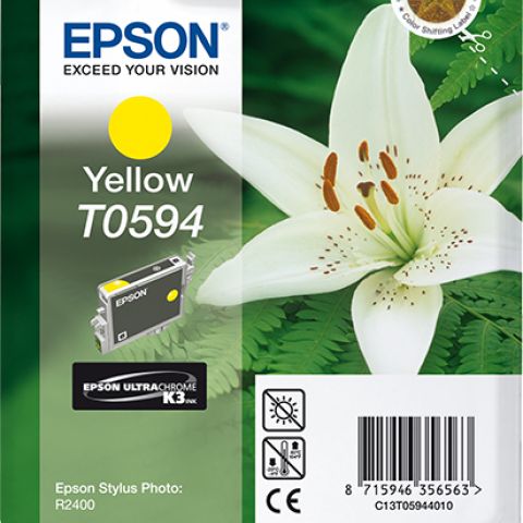 Singlepack Yellow T0594 Ultra Chrome K3