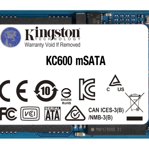 KC600 mSATA 1024 Go Série ATA III 3D TLC