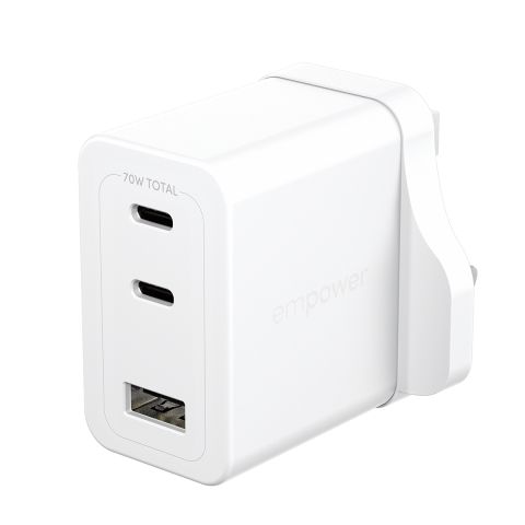 PanzerGlass empower by ® Turbo 70W Multiple Charger incl. 2 x USB-C + USB-A 